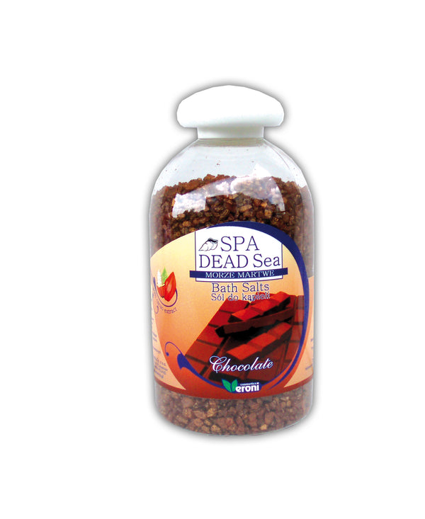 Vonios druska "Dead Sea SPA" su šokolado ir kakavos ekstraktais, 600g