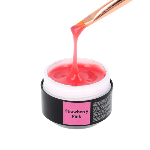 Statybinis gelis Color "Sincero Salon", Strawberry Pink, 15ml