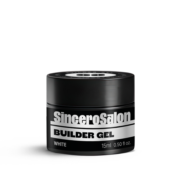 Statybinis gelis "Sincero Salon", White, 15ml