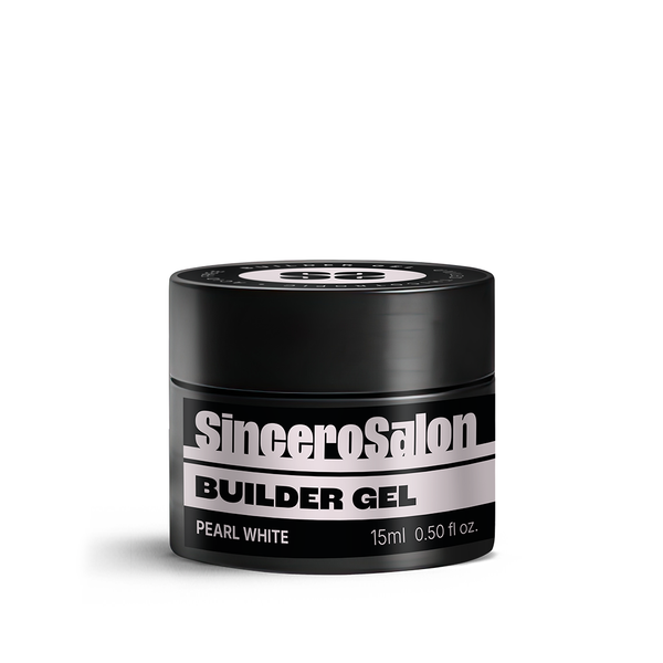 Statybinis gelis "Sincero Salon", Pearl White, 15ml