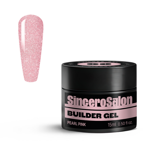 Statybinis gelis "Sincero Salon", Pearl Pink, 15ml