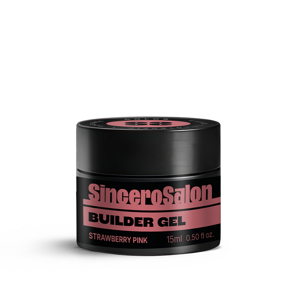 Statybinis gelis Color "Sincero Salon", Strawberry Pink, 15ml