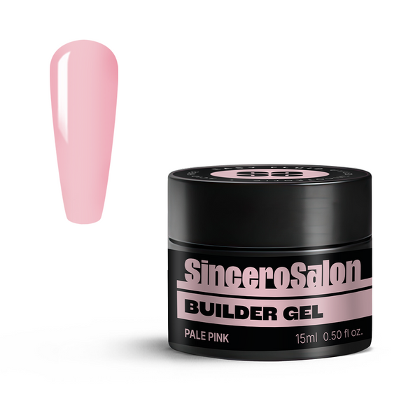 Statybinis gelis Easy Fluid "Sincero Salon", Pale Pink, 15ml