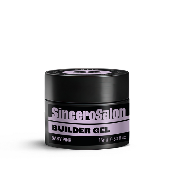 Statybinis gelis Solid "Sincero Salon", Baby Pink, 15ml