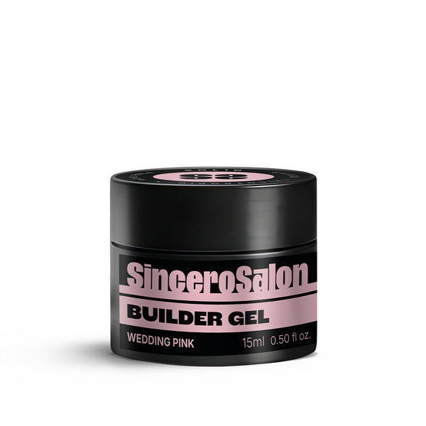 Statybinis gelis Solid "Sincero Salon", Wedding Pink, 15ml