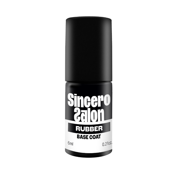 Gelinio nagų lako pagrindas "Sincero Salon", Rubber Base Coat, 6ml