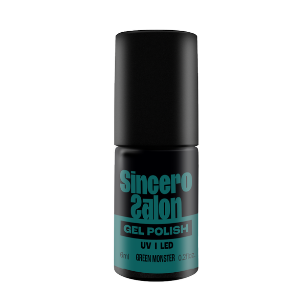 Gelinis nagų lakas "Sincero Salon", 6ml, GREEN MONSTER, 695