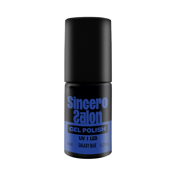 Gelinis nagų lakas "Sincero Salon", 6ml, GALAXY BLUE, 784