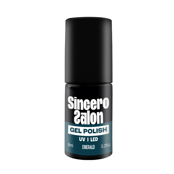 Gelinis nagų lakas "Sincero Salon", 6ml, EMERALD, 791