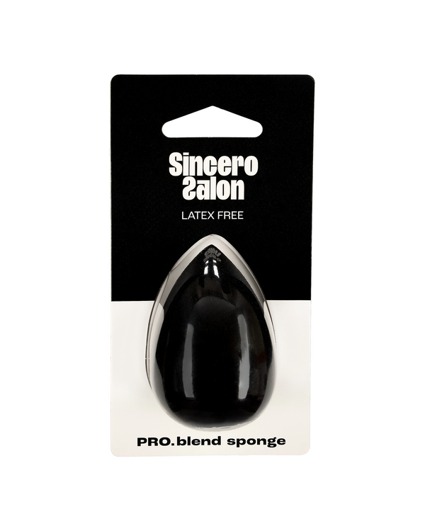 Makiažo kempinėlė "Sincero salon" Pro blend, juoda 1 vnt.