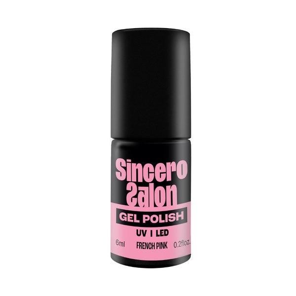 Gelinis nagų lakas "Sincero Salon", 6 ml, FRENCH PINK, 6175