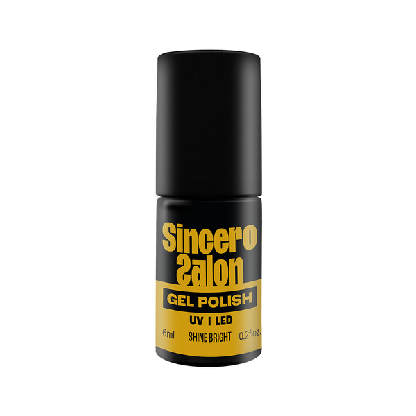 Gelinis nagų lakas "Sincero Salon", 6 ml, SHINE BRIGHT, 6274