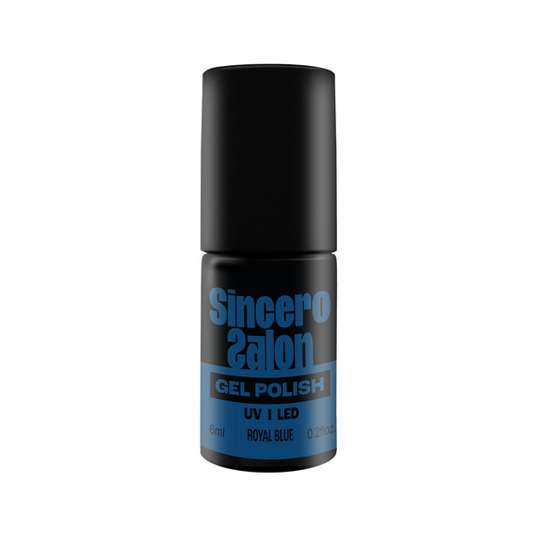 Gelinis nagų lakas "Sincero Salon", 6 ml, ROYAL BLUE, 6304