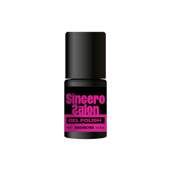 Gelinis nagų lakas "Sincero Salon", 6ml, SHOCKING PINK, 852