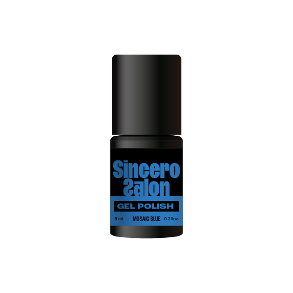 Gelinis nagų lakas "Sincero Salon"”, 6ml, MOSAIC BLUE , 3693