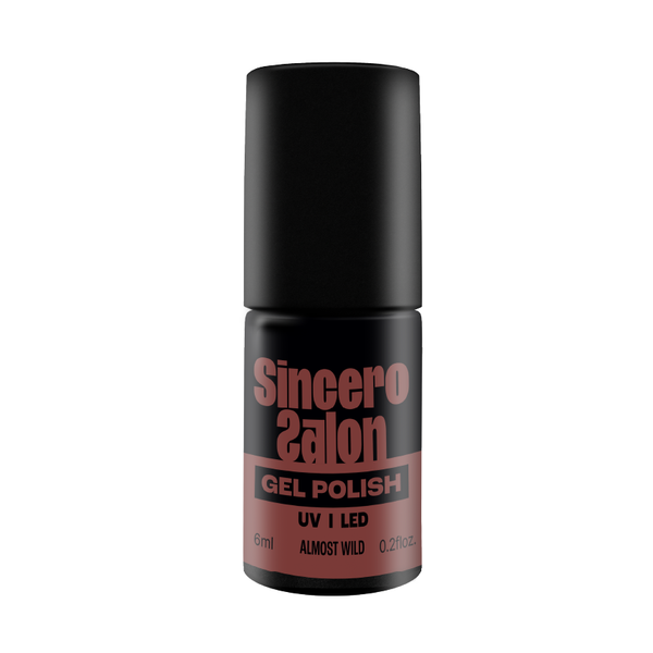 Gelinis nagų lakas "Sincero Salon", 6ml, ALMOST WILD, 840