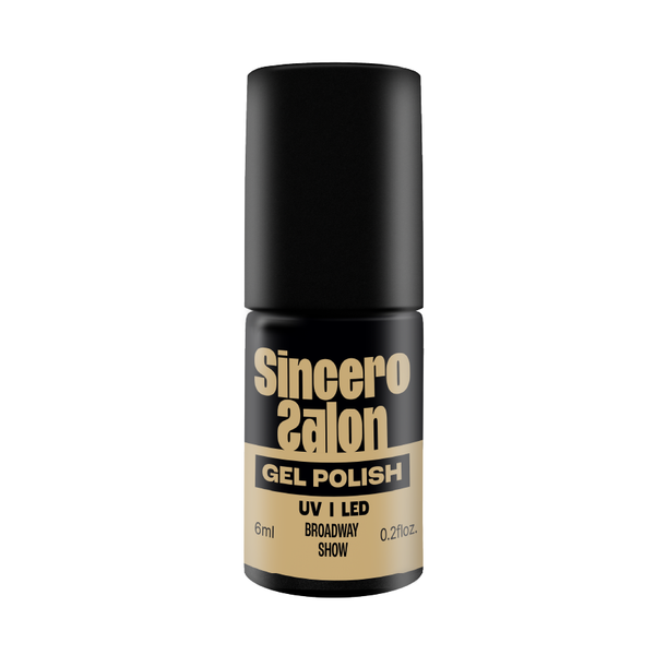 Gelinis nagų lakas "Sincero Salon", 6ml, BROADWAY SHOW, 734