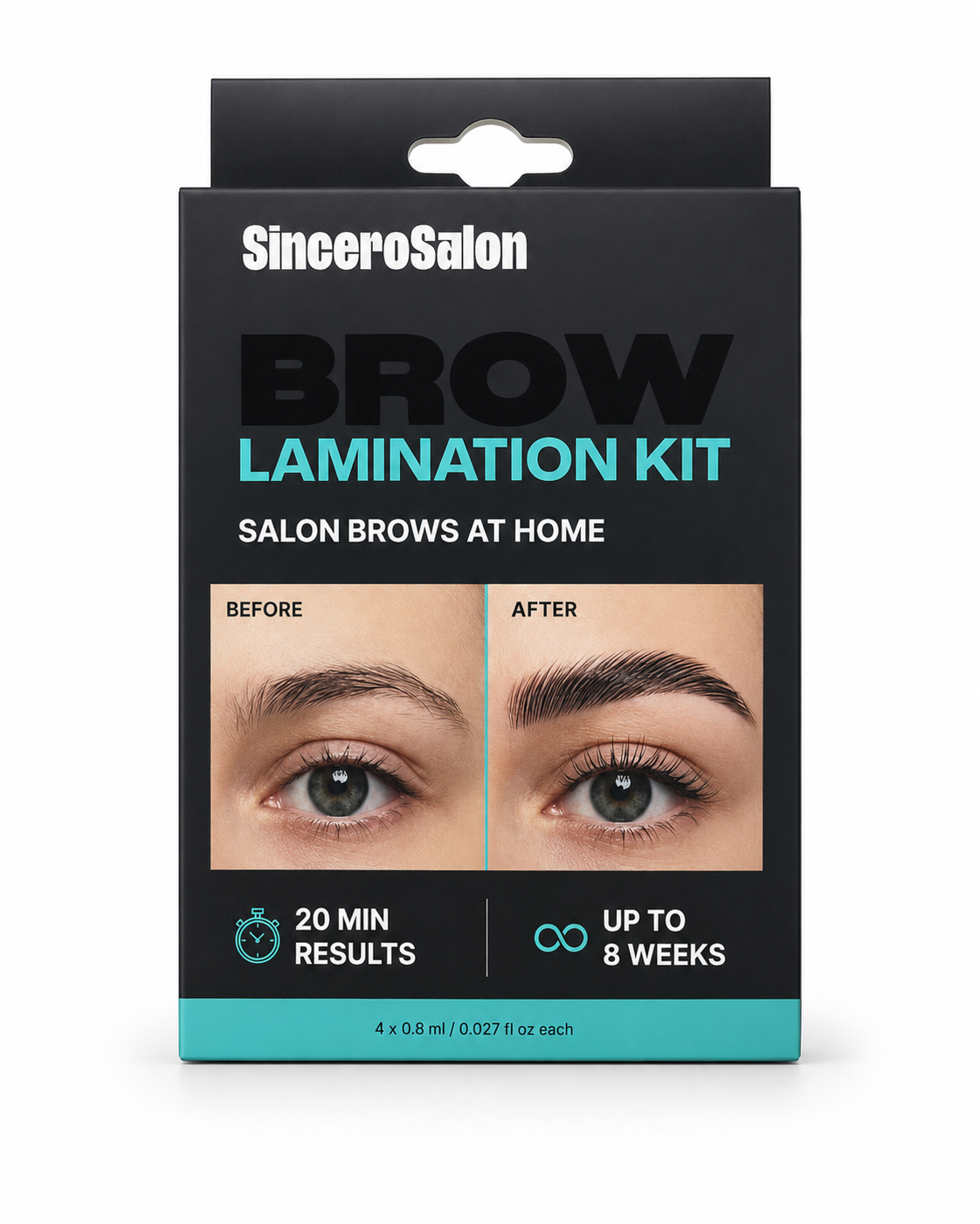 Antakių laminavimo rinkinys "Sincero Salon"