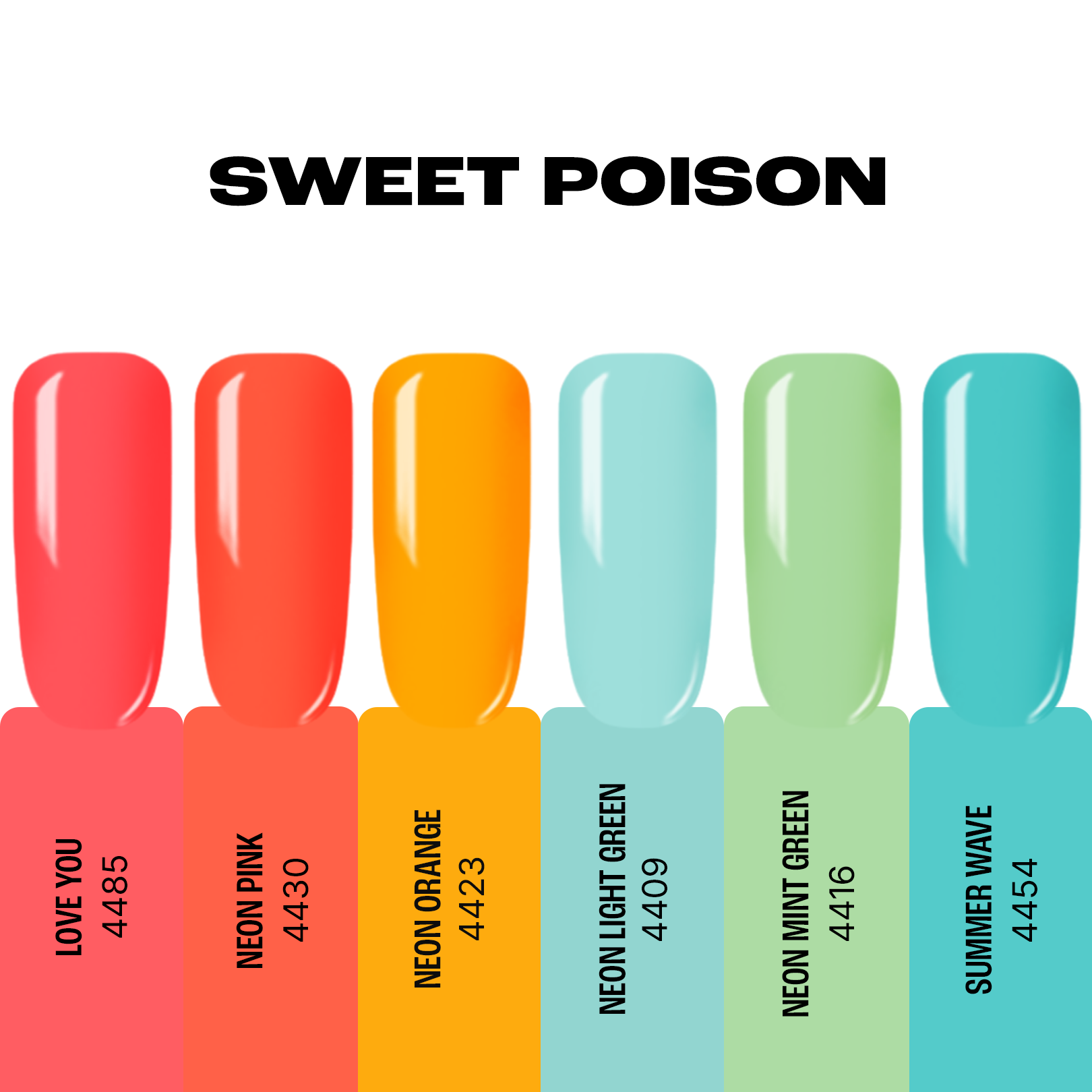 Gelinio nagų lako rinkinys 