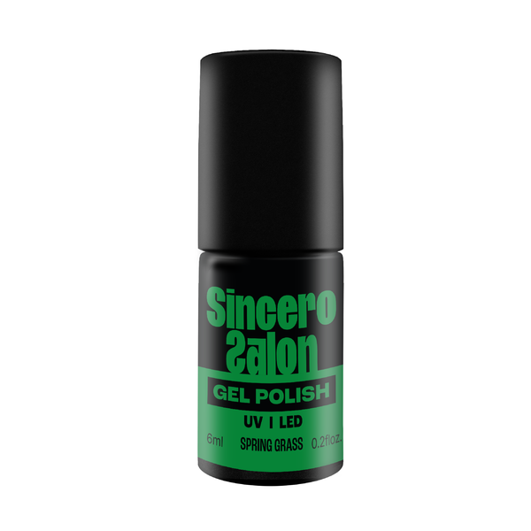 Gelinis nagų lakas "Sincero Salon", 6 ml, SPRING GRASS, 6298