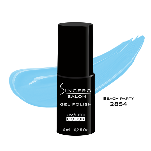 Gelinis nagų lakas "Sincero Salon", 6ml, Beach Party, 2854