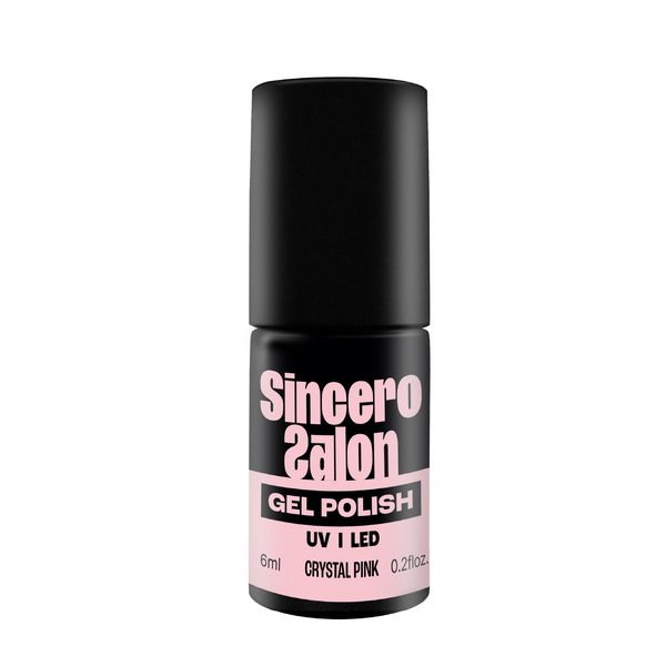 Gelinis nagų lakas "Sincero Salon", 6ml, CRYSTAL PINK, 697