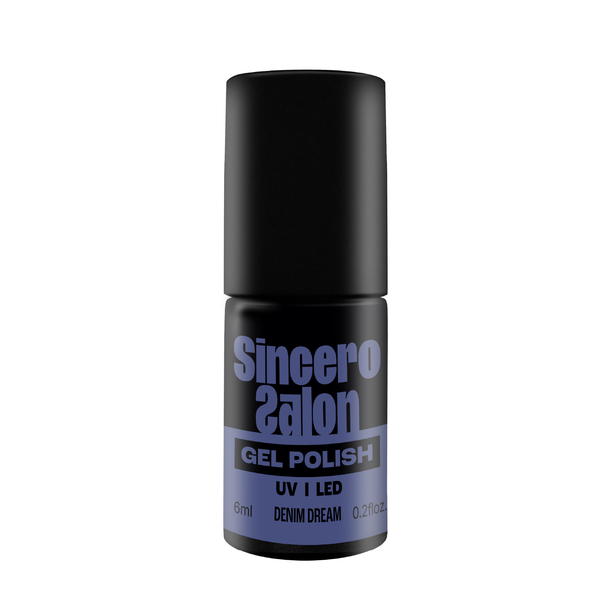 Gelinis nagų lakas "Sincero Salon", 6ml, DENIM DREAM, 819