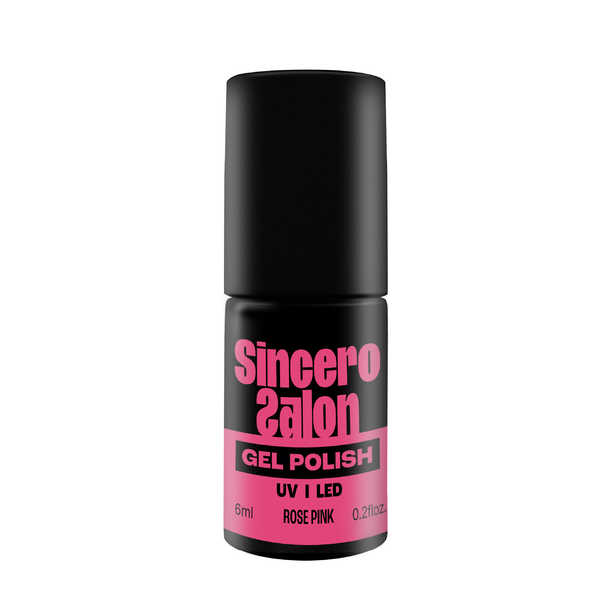 Gelinis nagų lakas "Sincero Salon", 6ml, ROSE PINK, 925