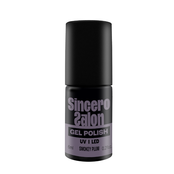 Gelinis nagų lakas "Sincero Salon", 6ml, SMOKEY PLUM, 991
