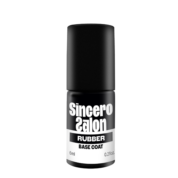 Gelinio nagų lako pagrindas "Sincero Salon", Rubber Base Coat, 6ml