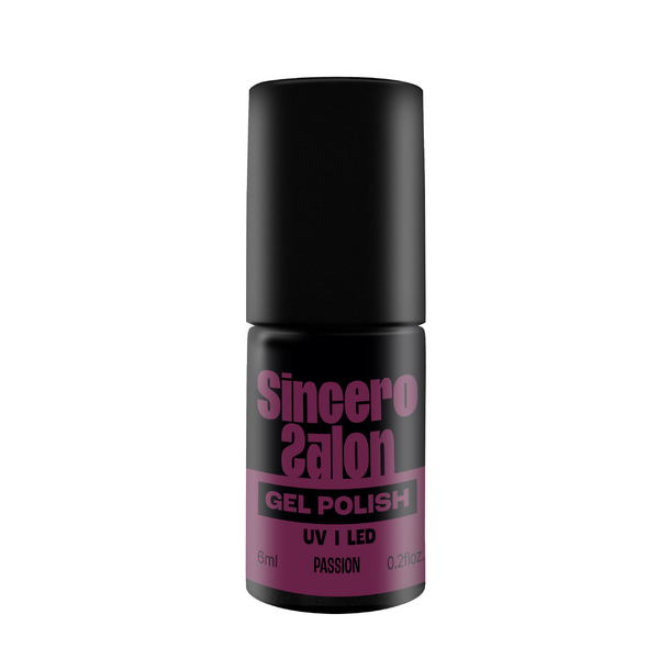 Gelinis nagų lakas "Sincero Salon", 6ml, PASSION, 664