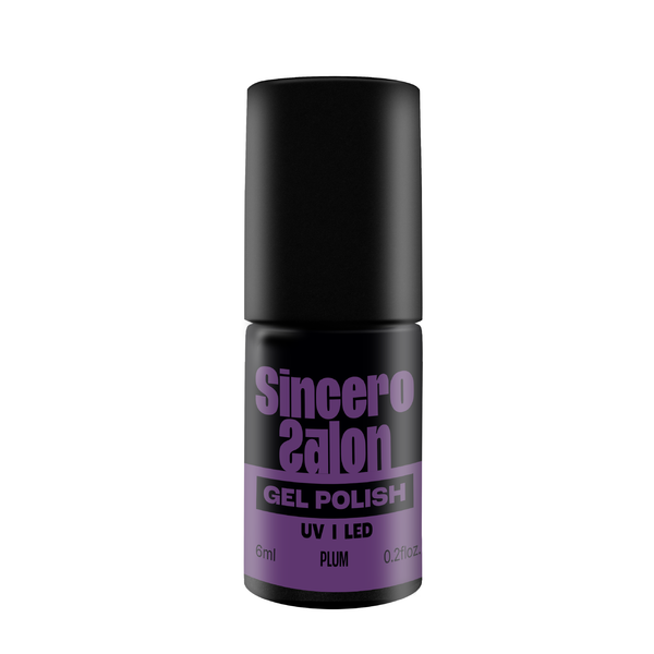 Gelinis nagų lakas "Sincero Salon", 6ml, PLUM, 688