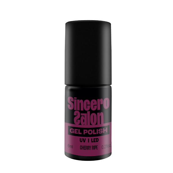 Gelinis nagų lakas "Sincero Salon", 6ml, Cherry Ripe, 1406