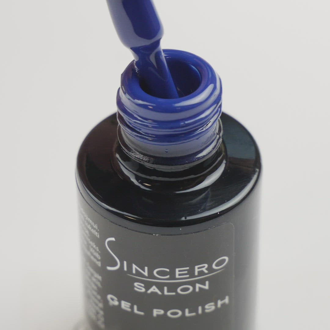 Gelinis nagų lakas Sincero Salon, 6 ml, ROYAL BLUE, 6304