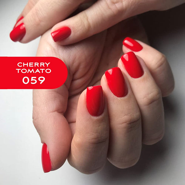 Gelinio nagų lako rinkinys "Sincero Salon" CHERRY LOVE AFFAIR, 6 vnt. x 6 ml