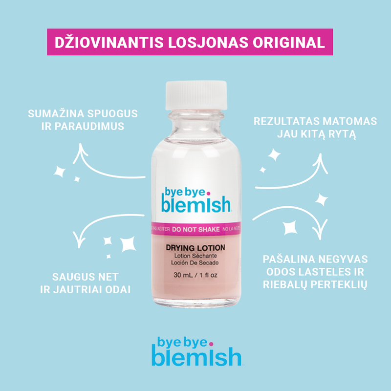 Džiovinantis losjonas "Bye Bye Blemish" Original, 30 ml