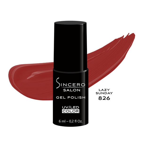 Gelinis nagų lakas "Sincero Salon", 6ml, LAZY SUNDAY, 826