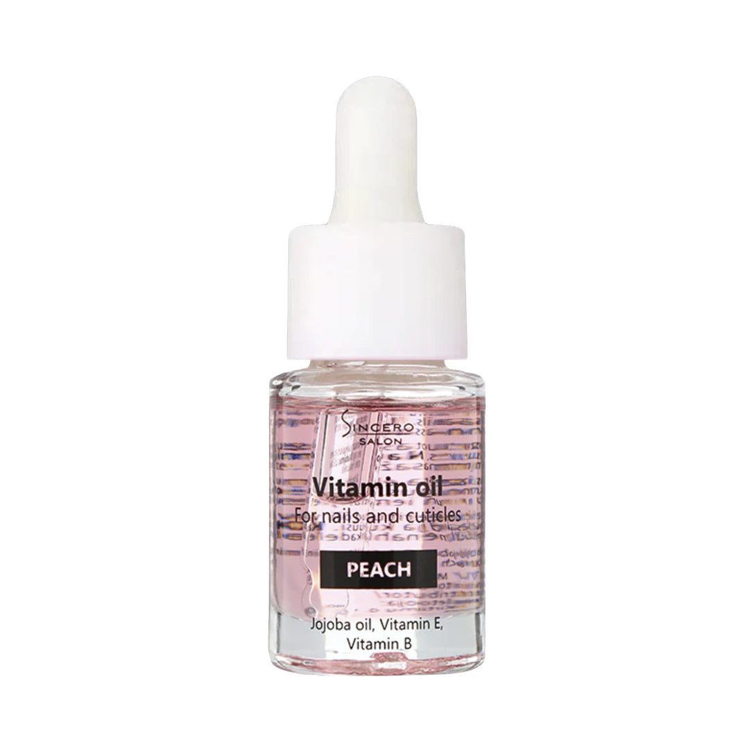 Vitaminizuotas nagų aliejukas Sincero Salon PERSIKAS, 10 ml