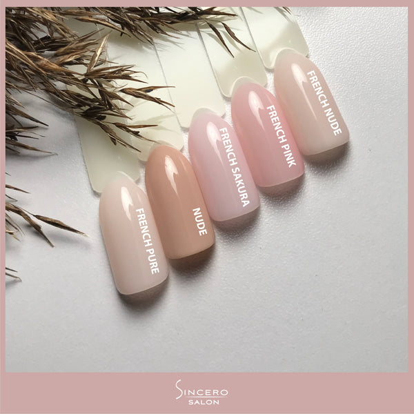 Gelinis nagų lakas "Sincero Salon", 6 ml, FRENCH SAKURA, 6168