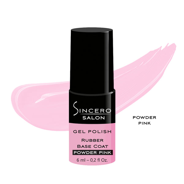 Rubber bazė "Sincero Salon", Powder pink, 6ml